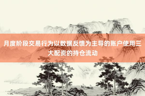 月度阶段交易行为以数据反馈为主导的账户使用三大配资的持仓流动