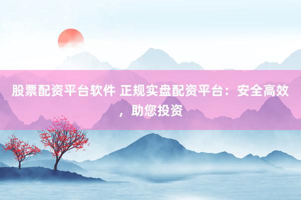 股票配资平台软件 正规实盘配资平台：安全高效，助您投资
